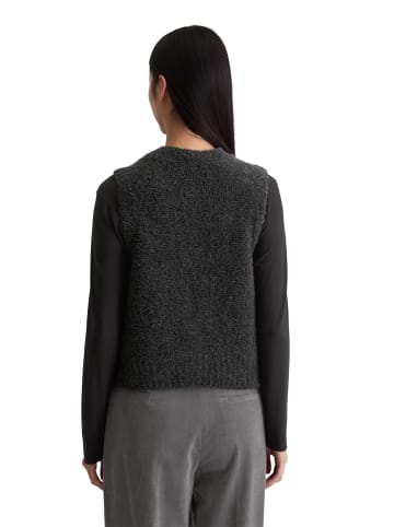 Marc O'Polo Ärmelloser Cardigan regular in rocky grey melange