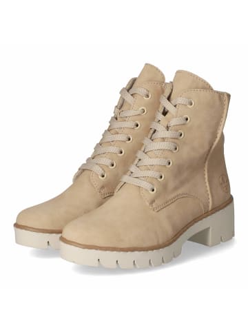 rieker Schnürstiefeletten in Beige