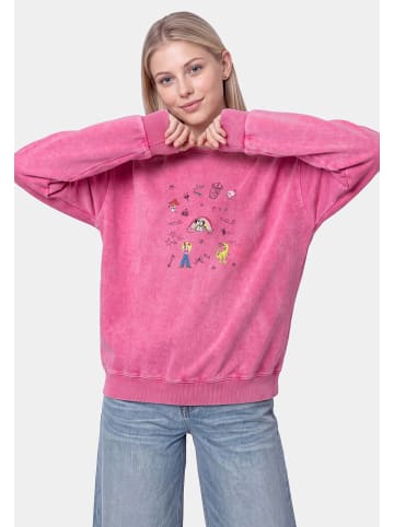 myMo Women Sweatshirt in Fuchsia