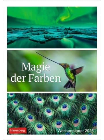 Harenberg Kalender - Magie der Farben Wochenplaner 2026