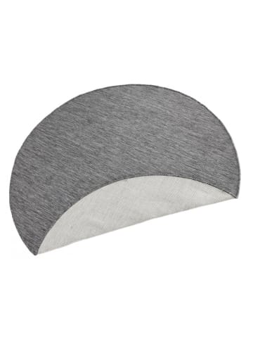 NORTHRUGS In- & Outdoor Wendeteppich Uni Miami grau