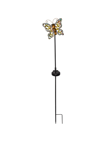 STAR Trading Solar-Erdspieß Linny Butterfly in Chrom