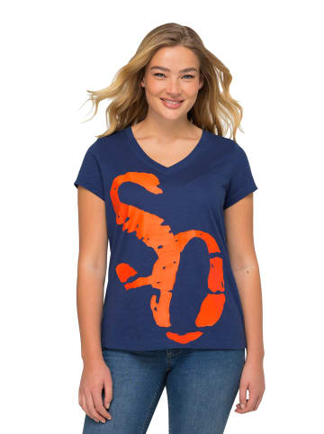 LAURASØN Shirt in mittelblau