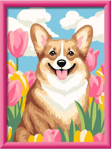 Ravensburger Ravensburger Kreativität Corgi im Blütenmeer in bunt