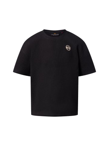 Alpha Industries T-Shirt Studio Waffle in schwarz