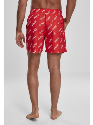 Merchcode Badeshort in Rot