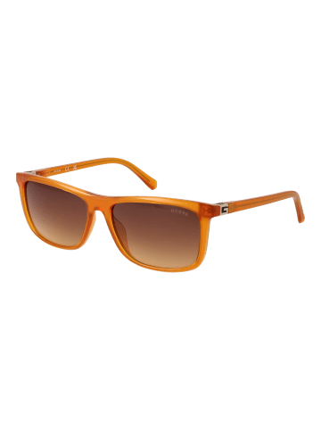 Guess Männer Sonnenbrille Rechtwinklig Orange