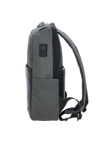 BRIC`s Monza Rucksack 37 cm Laptopfach grey-black