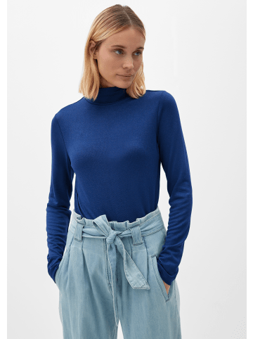 S. Oliver T-Shirt langarm in Blau