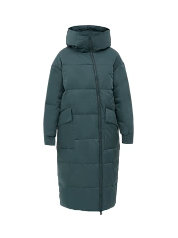 Finn Flare Mantel Steppung in dark green