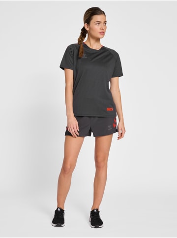 Hummel T-Shirt Raglanärmel Hmlpro Damen in FORGED IRON/QUIET SHADE