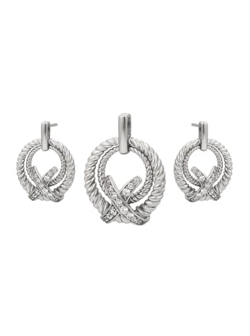 NAEMI Women Jewelry Set in Silver