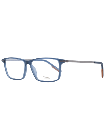 Ermenegildo Zegna Männer Optische Fassungen Rechtwinklig Blau