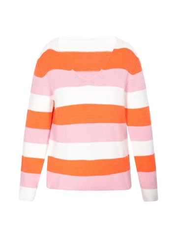 KIANNA Women Sweater in ORANGE MULTICOLOR