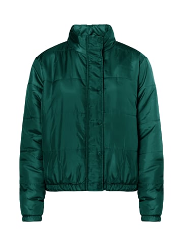 myMo Damen Leicht Wattierte Blousonjacke in Dunkelgrün