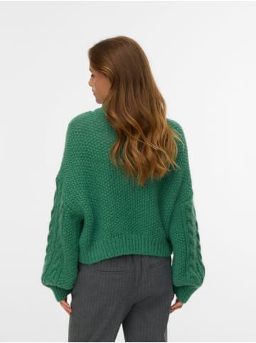 Vero Moda Strickpullover in Pine Green