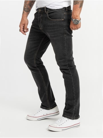 Lorenzo Loren Jeans Straight Leg in Dunkelgrau