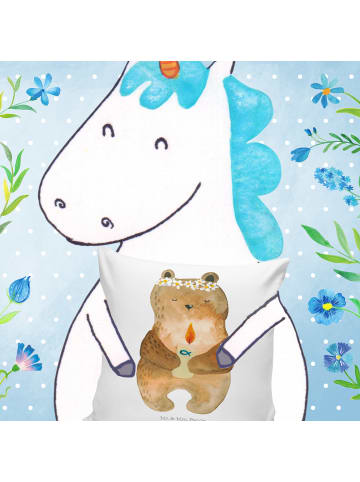 Mr. & Mrs. Panda kissen für sofa Bär Kommunion ohne Spruch in Weiß