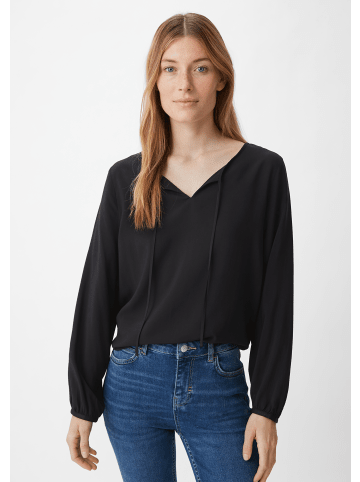 comma CI Bluse langarm in Schwarz