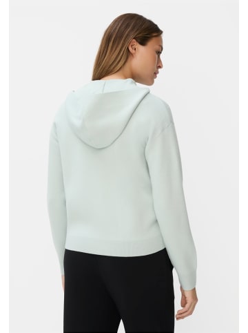 Camel Active Strickjacke mit Kapuze in Minze