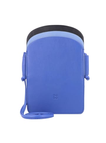 DuDu Colorful Minorca Handytasche Leder 12 cm in kornblume
