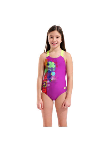 Arena Swimsuit Dots Swim Pro Back in blau