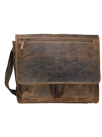Greenburry Vintage Messenger Leder 35 cm brown