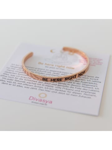 Armreif Be here right now in Rosé-Gold