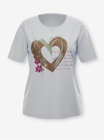 Sieh an! Trachtenshirt in ecru-braun