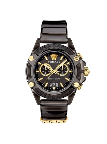 Versace Analoguhr für Herren in Schwarz