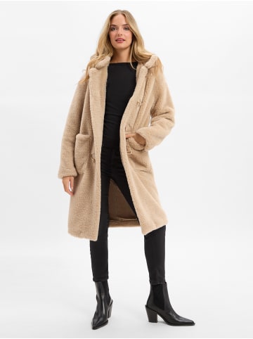 AMBER & JUNE Mantel in beige - 0001