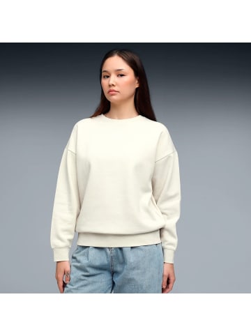 Puma Bodywear Longsleeve ESS Oversized Crew FL in Hellgrau087