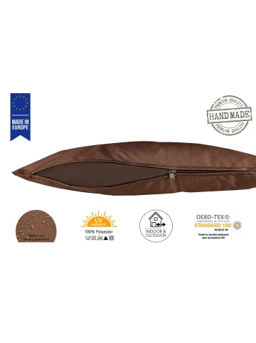 JACK 2er Set Outdoor Kissenhülle 45x45cm Uni in Braun