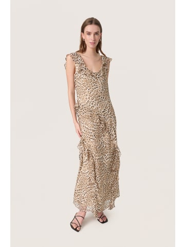 Soaked in Luxury Kleid SLAnaya Feminine Form in Leopard Print