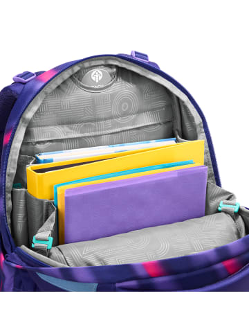 Coocazoo Schulrucksack-Set MATE "Aurora Glow" 2-tlg. in Lila