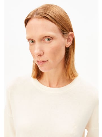 armedangels T-Shirt SL Linen Blend in ecru