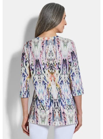 GOLDNER Sommertunika mit Biesen in bunt / gemustert