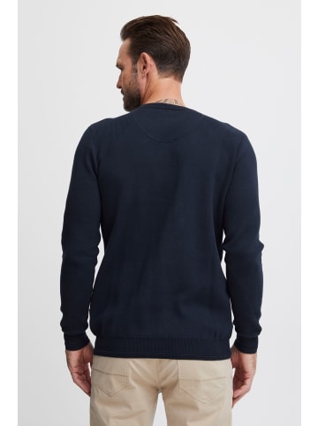 FQ1924 Strickpullover FQKyle crew neck in blau