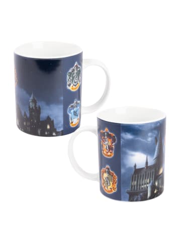 United Labels Harry Potter Tasse - Hogwarts und Wappen  320 ml in Mehrfarbig