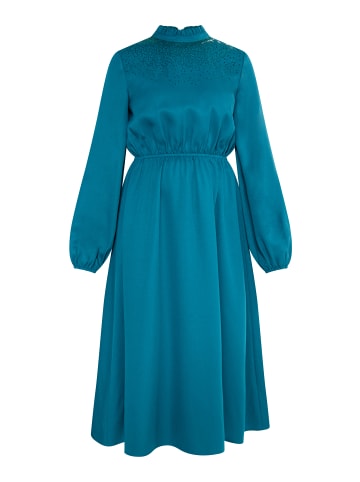 Usha Midikleid in Blau Grün