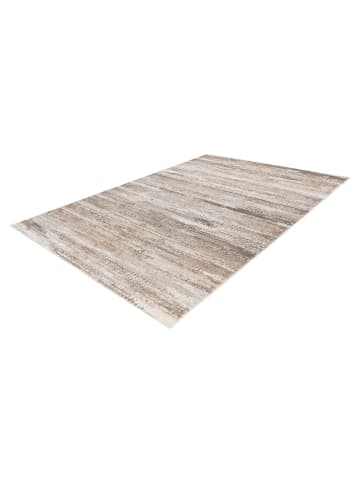 Vivorum Wohnzimmer Kurzflor Teppich Catcher 525 in silber - beige