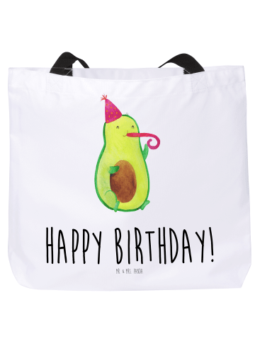 Mr. & Mrs. Panda Shopper Avocado Geburtstag mit Spruch in Weiß