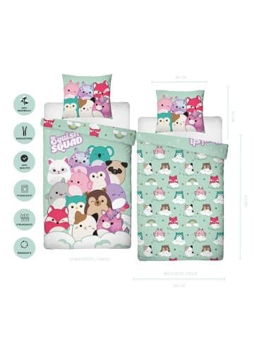 Character World Bettwäsche-Set "Squishmallows" in Bunt