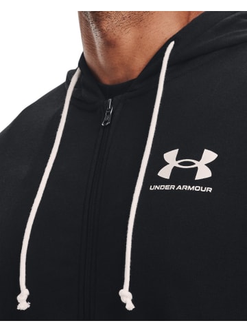 Under Armour Sweatjacke "Rival" in Schwarz