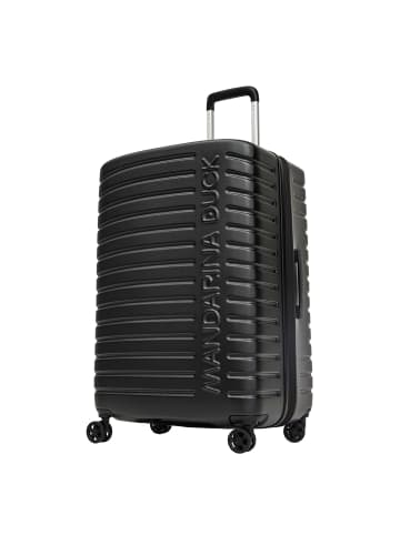 Mandarina Duck Flyduck 4 Rollen Trolley 69 cm mit Dehnfalte in black