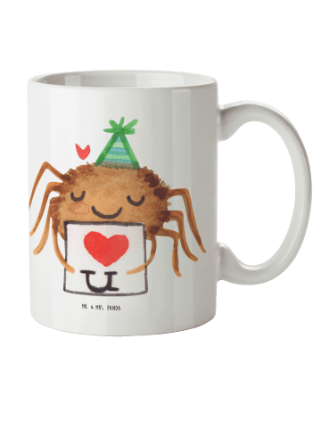 Mr. & Mrs. Panda Haferl Spinne Agathe Brief ohne Spruch in Weiß