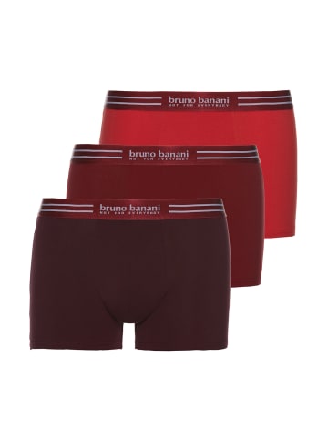 Bruno Banani Boxershort 3er Pack in Rot