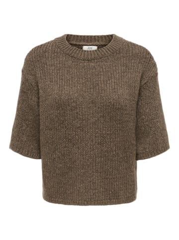 JDY Gestricktes T-Shirt in Shitake
