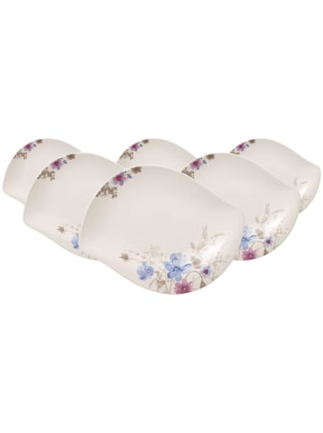 Villeroy & Boch 6er Set Schalen Mariefleur Gris Serve & Salad in Bunt 34 x 26 cm in bunt