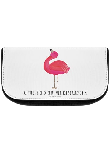 Mr. & Mrs. Panda kosmetiktäschchen Flamingo Stolz mit Spruch in Weiß